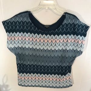 Women’s Loose  Chevron Short Top Lilly Rose